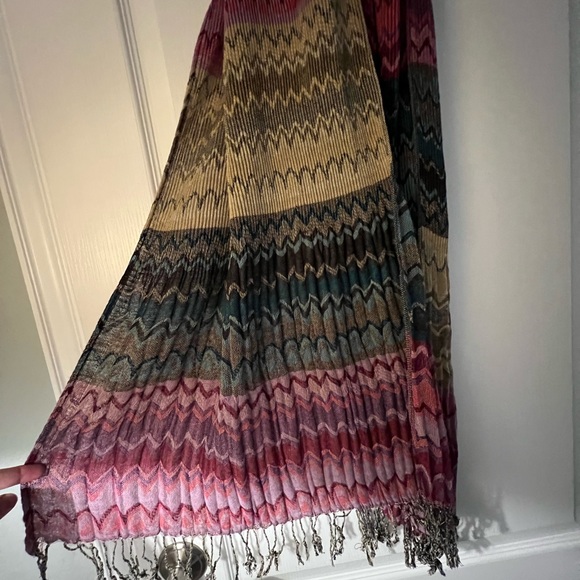 *3 for $15* Jewel Tone scarf - Picture 2 of 5